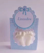 Comprar Souvenirs Jabon Baby Shower Nacimiento Piecitos X 20u