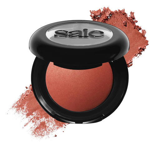 Saie Supersuede Talc-free Powder Blush Rubor En Polvo Tono Del Maquillaje Ciao Golden Brown