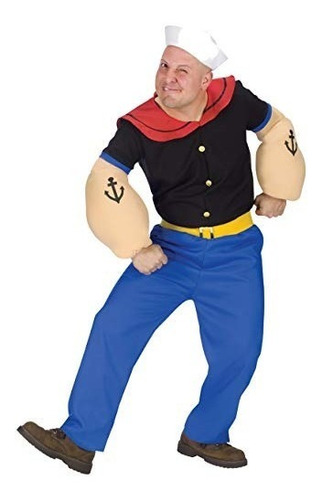 Disfraz De Popeye, Para Hombre, De Fun World Costumes, Para