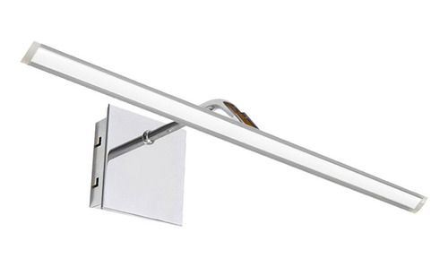 Imagen 1 de 10 de Aplique Pared Móvil Cuadra Interior Baños 20w Luz Led 50cm