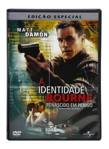 Dvd A Identidade Bourne Renascido Em Perigo - Novo Lacrado