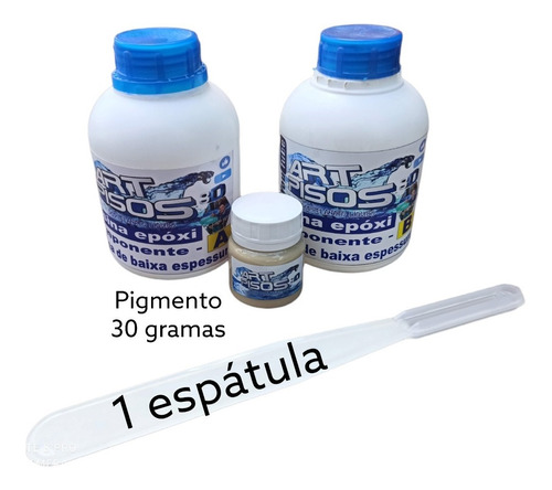 Resina Epóxi Premium Baixa Espessura 1 Kg + Brindes