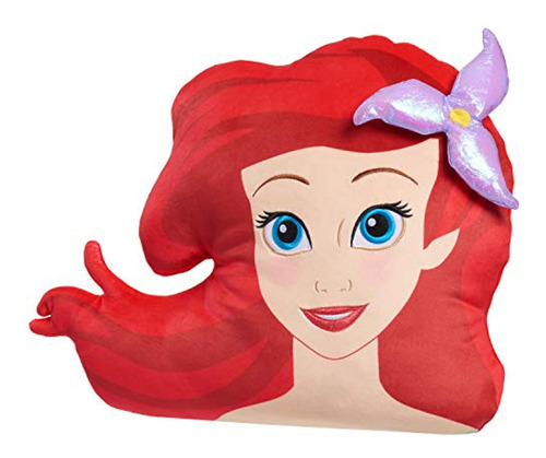 Disney Princess Character Head 12.5 Pulgadas Ariel De Peluch