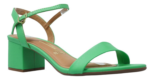 Sandalias De Tacón Verdes Zapatos Mujer Vizzano 6291900