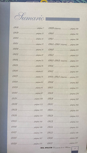 Documento De La Historia, 1918 Al 1998, 750 Páginas, C1 (Usado)
