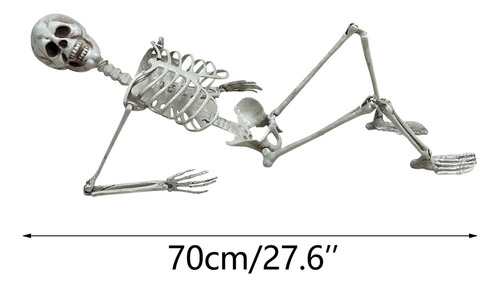 R Halloween Skeleton Prop Humano Tamanho Real Mão Lif
