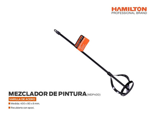 Mezclador De Pintura 80x400mm Hamilton