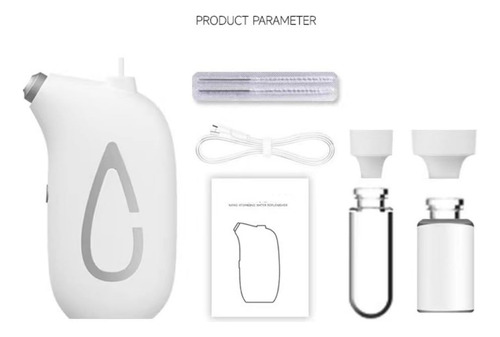 Mini Humidificador Facial Portátil Nano Mister Recargable Us Color