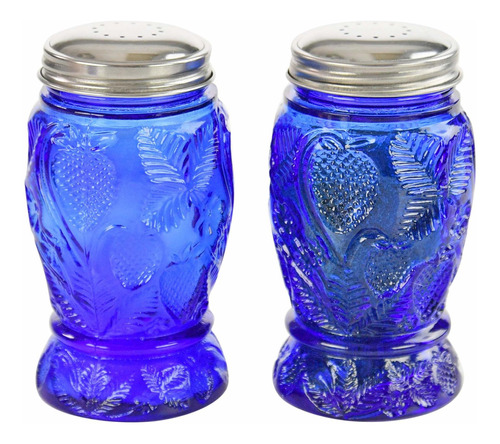 Home-x Old-fashioned Glass Salero Pimentero Fresa Azul 2