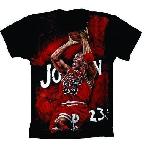 Camiseta Estilosa 3d Fullprint Basket Ball