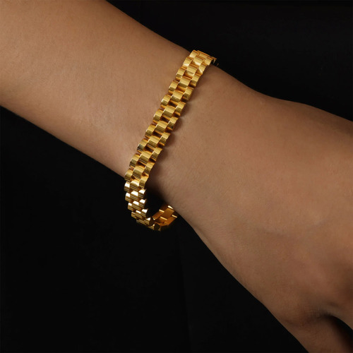 Titanium Steel Watch Chain Bracelet Geometric Shape Trendy