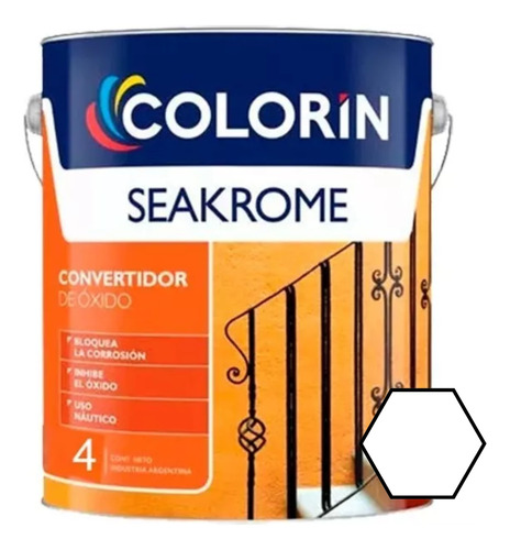 Convertidor Anti Oxido Seakrome Colores 1 Litros Colorin