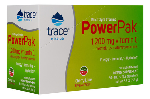 Trace Minerals Eletrólito Stamina Power Pak Com 30sachês Sabor N/a