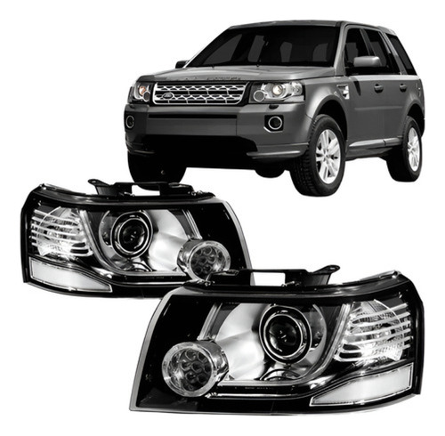 Par Farol Freelander 2 2006 A 2013 D3s C/ Led Crom. 12 Pinos