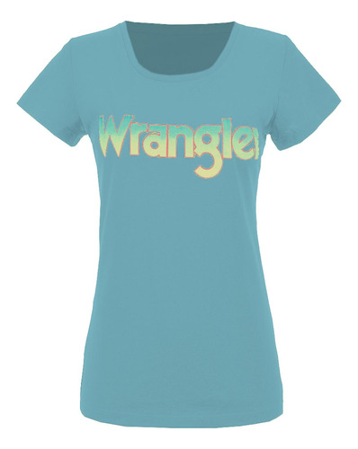 Playera Vaquera Wrangler Manga Corta De Mujer Y10