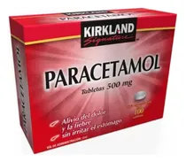 Comprar Paracetamol Tabletas De 500mg Kirkland Caja Con 100 Tabletas