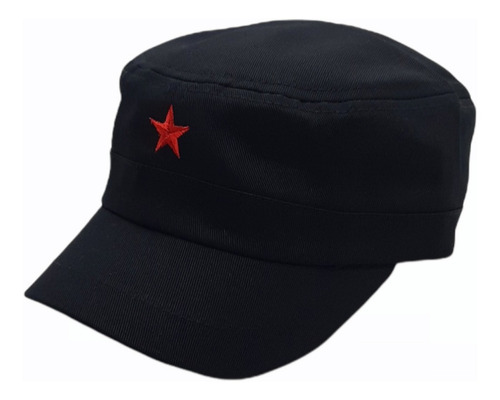 Gorra Che Militar Estrella Bordada Algodón Visera Corta Gaba