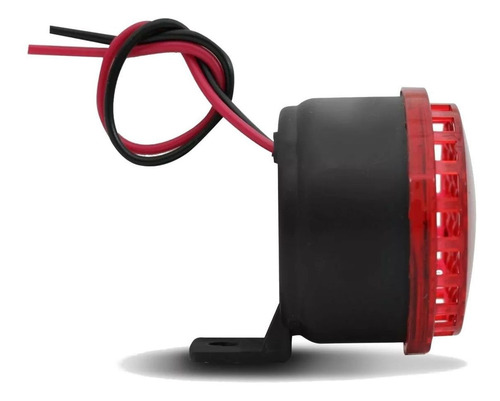 Sirene Piezo 6 Tons Led Universal Caminhão Ônibus Marcha Ré
