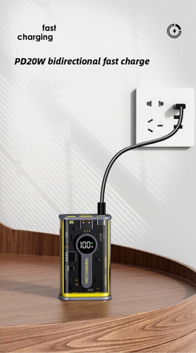 Cargador io ibk 22,5w ibk tipo c y usb portátil con cable carga 1a