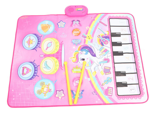 Alfombrilla De Piano Para Bebés Con Estampado De Colores Bri