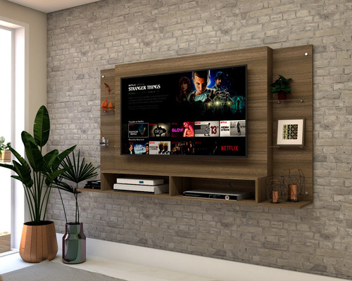 Imagen 3 de 5 de Panel Para Tv De 60 Pulgadas Braga En Madera