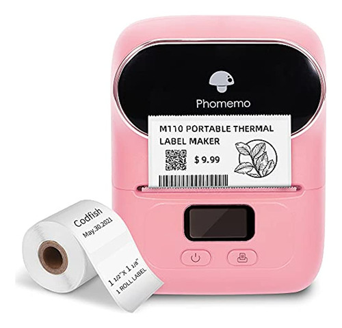 Phomemo M110 Bluetooth Label Maker - Impresora Portátil De C