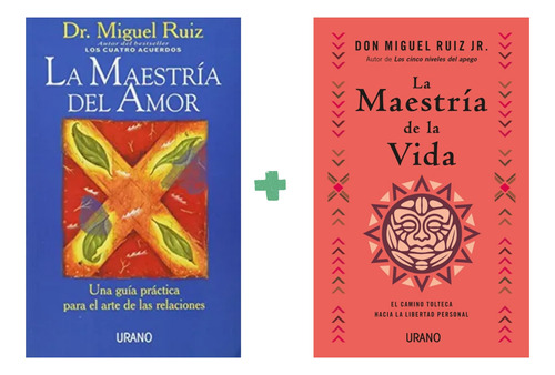 Maestria De La Vida + Amor - Miguel Ruiz - 2 Libros Urano