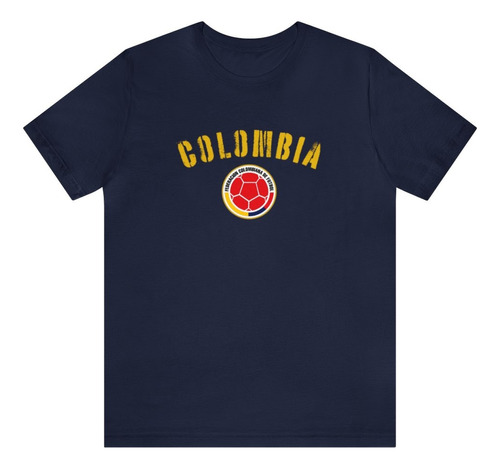 Remeras Algodon Peinado Seleccion Colombia -casual 