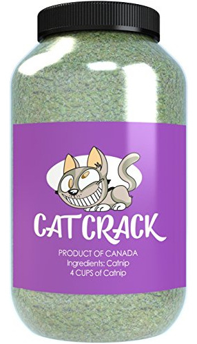 Cat Crack Catnip, 100% Natural Cat Nip Blend Que Energiza Y