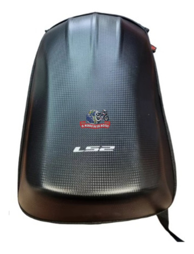 Mochila Para Moto Rigida Ls2 Black 50 Litros