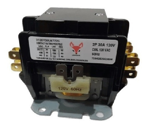 Contactor 2 Polos 30amp 110v 