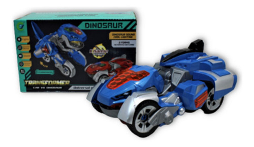 Juguete Carro Dino Transformers Pila Transformable Pila 