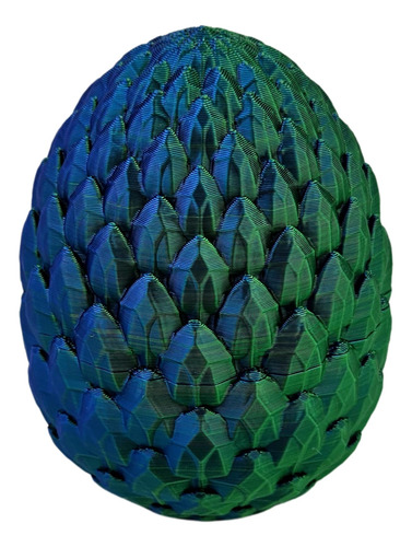 Figura Articulada Huevo Dragón Sorpresa Modelo Seda Verde Az