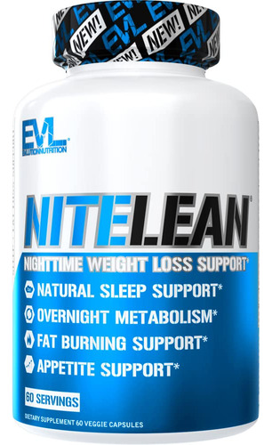 Evlution Nutrition Night Time Fat Burner Support  Pastil.