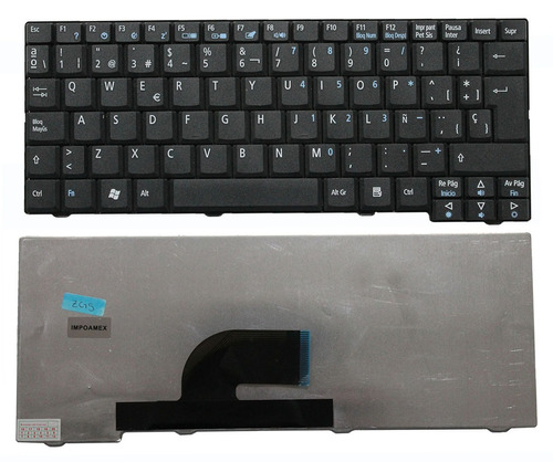 Teclado Acer One Zg5 A150-1049 A150-1126 Negro Español