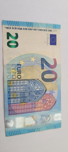 Billete 20 Euros  , Europa Moneda Colección @