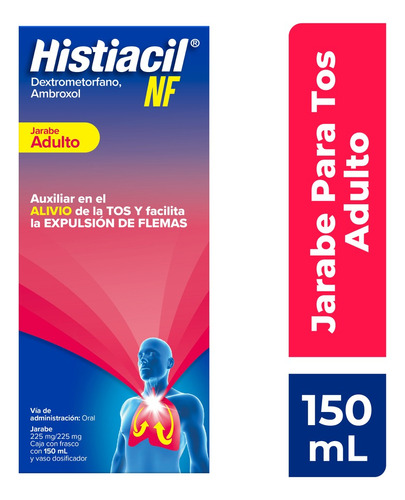 Jarabe Para La Tos Histiacil Nf Para Adultos 150ml