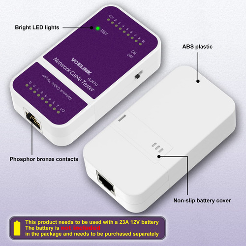 Probador De Cables De Red Rj45 Vcelink