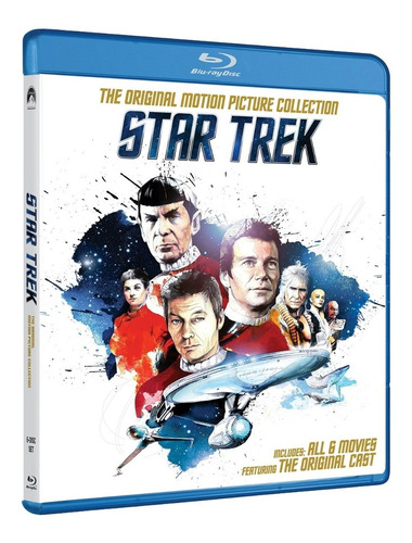 Colección Blu-ray Original Star Trek 1-6 Viaje Las Estrellas