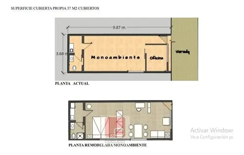 Monoambiente- Parque Central - Mendoza