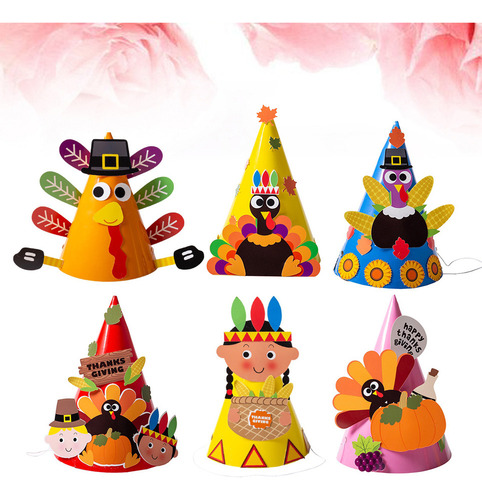 A Sombrero De Pavo For Bricolaje De Acción De Gracias, 6