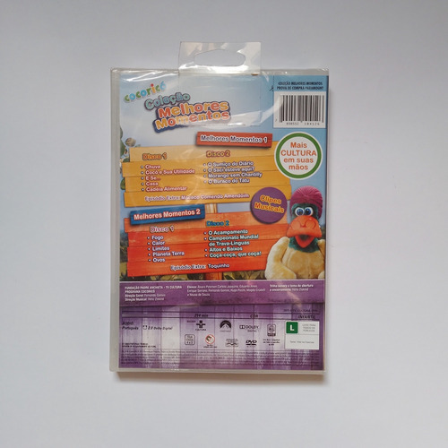 Dvd Cocoricó Coleção Melhores Momentos Lacrado (Usado)