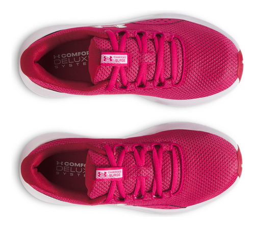 Tenis Under Armour Charged Surge 4 Blancos De Mujer
