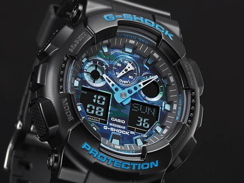 Imagen 2 de 4 de Reloj Casio G-shock Youth Ga-100cb-1acr
