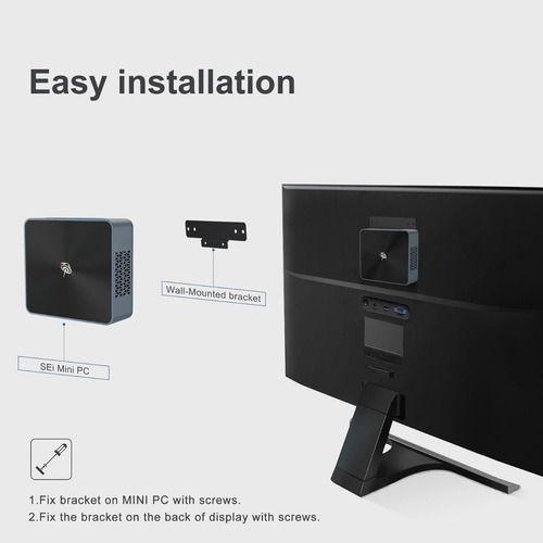 Imagen 5 de 5 de Mini Pc Win 10 Intel Core I3, 8 Gb Ram 256 Gb Ssd Expandible