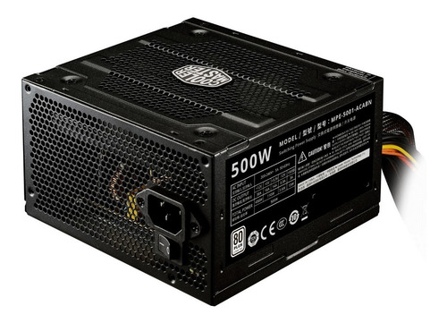 Imagen 5 de 8 de Fuente 500w Cooler Master Elite V4 80+ 80 Plus White Eu