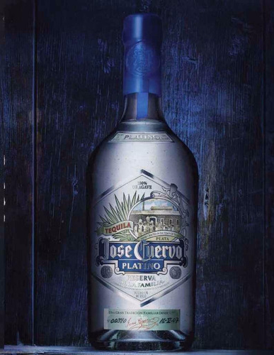 Imagen 4 de 6 de Tequila Jose Cuervo Platino Reserva De La Flia 750ml Estuche