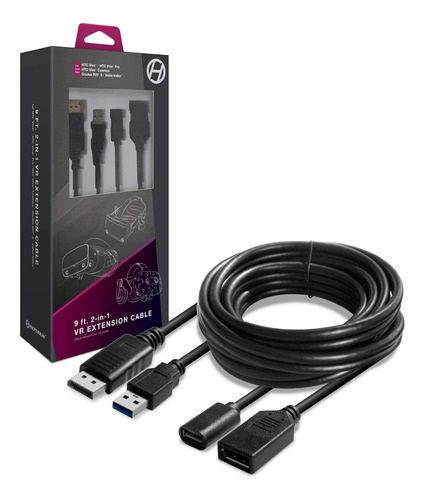 Hyperkin 9 Pies. Cable De Extensión 2 En 1 Vr Para Oculus