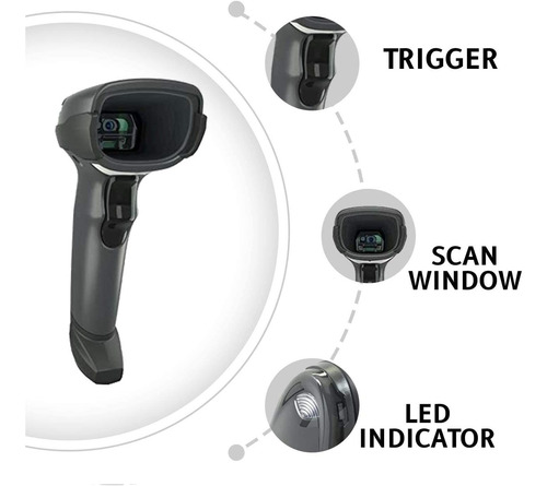 Lector De Codigo De Barras Qr Zebra Ds460