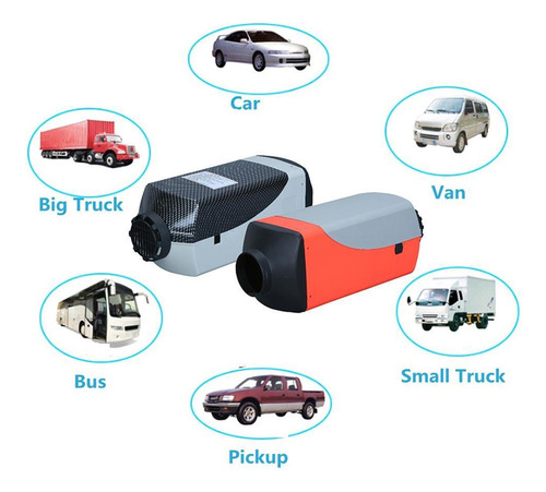 8kw 12v / 24v Calentador De Automóviles Diesels Air